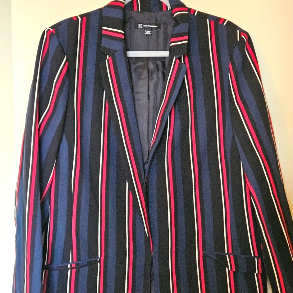 Pinstripe Blazer